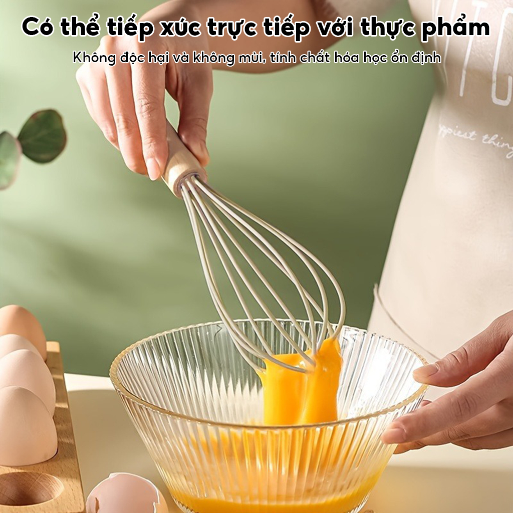 Bộ dụng cụ nhà bếp 14 món thìa silicone chống dính và thìa canh