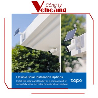 Camera Năng lượng mặt trời TP-Link Tapo C410 KIT Wifi 2K Sắc nét, Nhìn xa, Nhìn đêm có màu, Kháng nước Kháng bụi