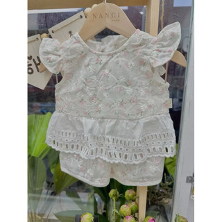Set ren hoa bé gái - dáng cánh tiên Little Bee