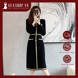 Đầm Len Che Bụng Tôn Dáng Phong Cách Hàn Quốc Cho Nữ VH16