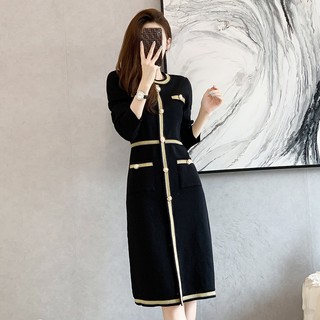 Đầm Len Che Bụng Tôn Dáng Phong Cách Hàn Quốc Cho Nữ VH16