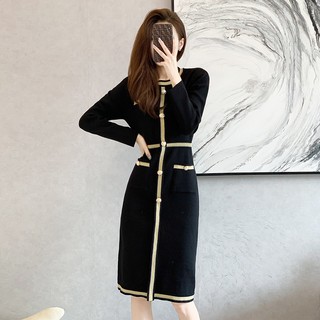 Đầm Len Che Bụng Tôn Dáng Phong Cách Hàn Quốc Cho Nữ VH16