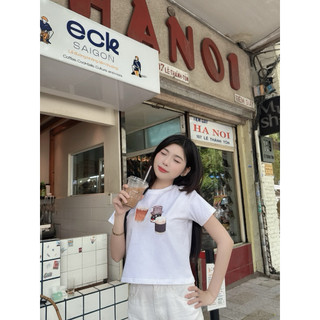 [5 MẪU] Áo Thun Nữ MINI TEE Món Ăn Việt Nam  - Kraken Drk Cotton Co Dãn 4 chiều