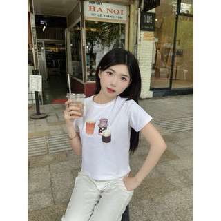 [5 MẪU] Áo Thun Nữ MINI TEE Món Ăn Việt Nam  - Kraken Drk Cotton Co Dãn 4 chiều
