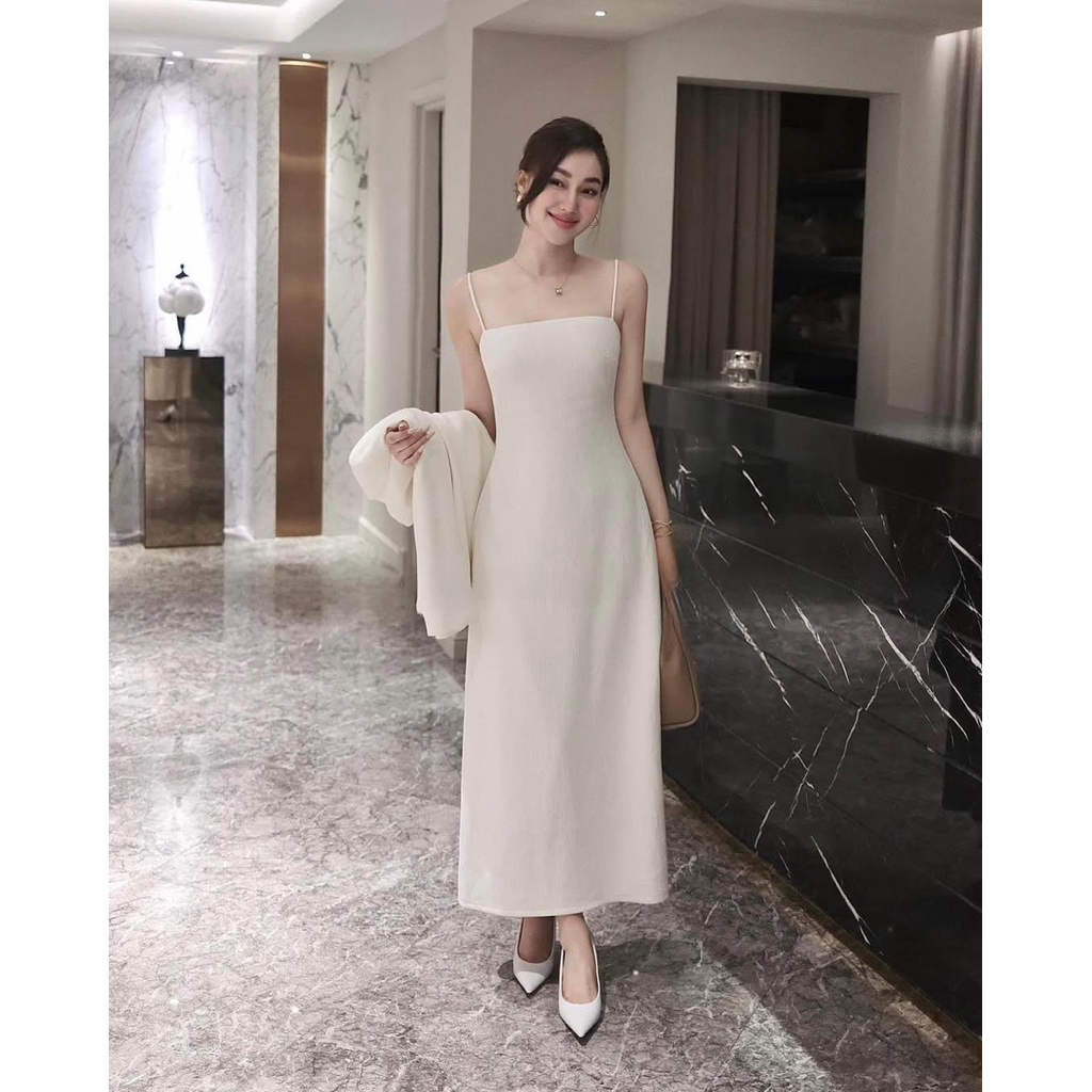 [𝐂𝐚𝐨 𝐜ấ𝐩] Set Áo Blazer kèm váy 2 dây dáng A, Set thiết kế Bigsize cao cấp by Shi Shang | BigBuy360 - bigbuy360.vn