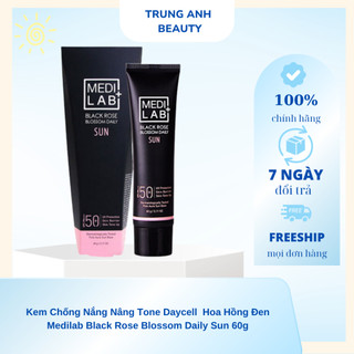 Kem Chống Nắng Nâng Tone Daycell tinh chất Hoa Hồng Đen Medilab Black Rose Blossom Daily Sun