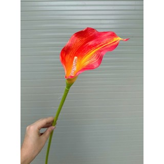 Cành rum 1bông chất cao su 75cm, cắm bình,trang trí nhà cửa , cà phê, khách sạn, tổ chức sự kiện