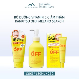 Bộ dưỡng Vitamin C giảm thâm KANKITSU OHJI Melano Search Vita C