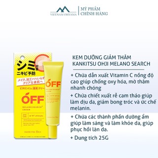 Bộ dưỡng Vitamin C giảm thâm KANKITSU OHJI Melano Search Vita C