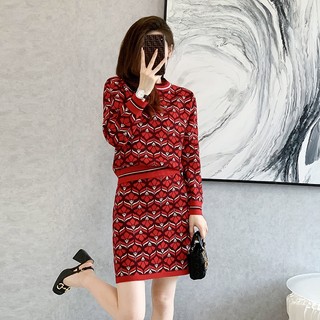 Set Đầm Len Dệt Kim Thời Trang Cao Cấp AL56