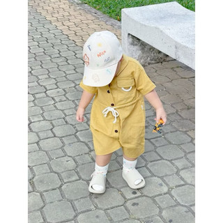Romper túi hộp linen