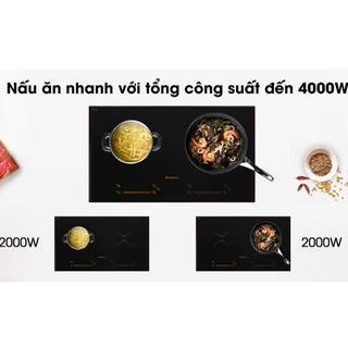 Bếp từ đôi lắp âm Kangaroo KG859i chính hãng Trưng bày mới 98-99 Bảo hành 12 tháng chính hãng