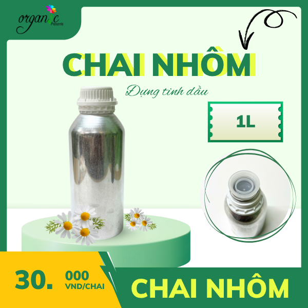CHAI NHÔM RỖNG ĐỰNG TINH DẦU LẺ