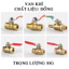 Giá thấp nhất trên toàn bộ mạng! Khi van không khí được khóa, khóa vòi bằng vật liệu đồng.
