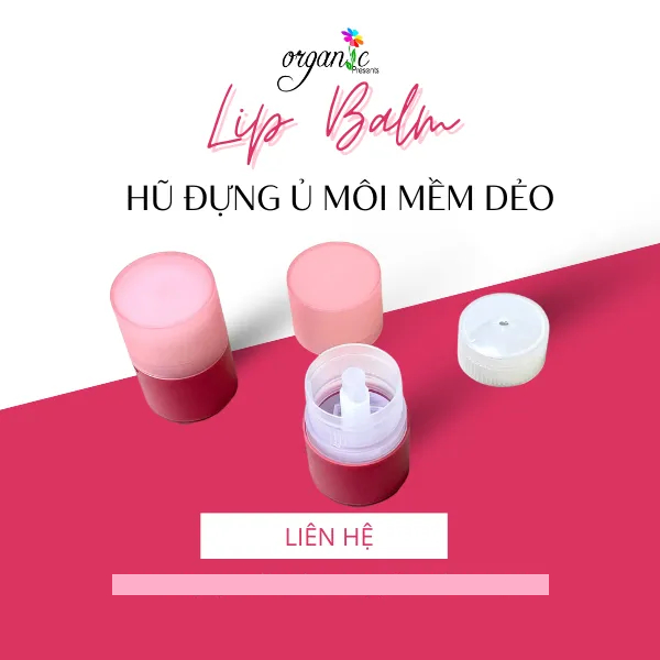 HŨ ĐỰNG Ủ MÔI MỀM DẺO (LIP BALM JAR)