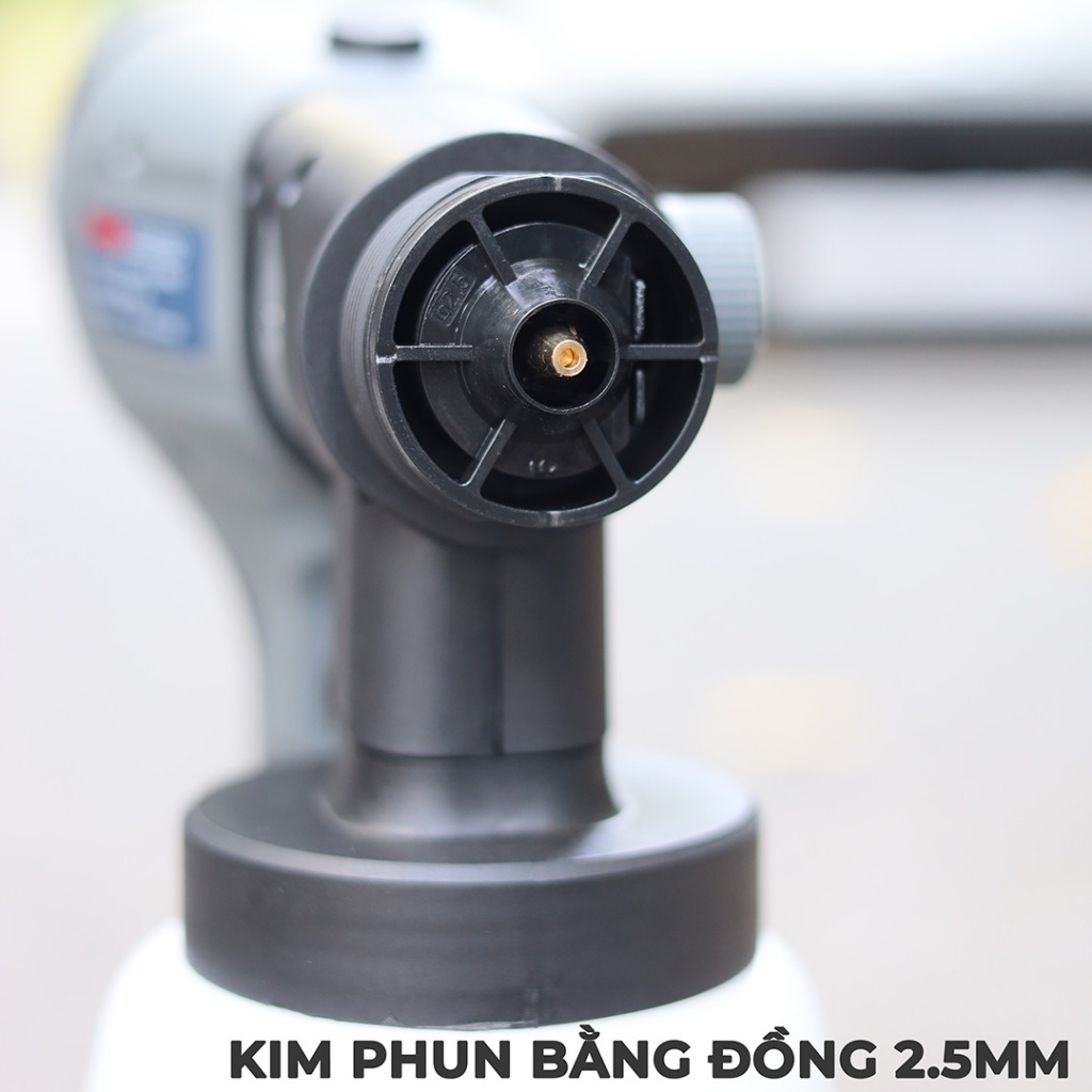 Máy Phun Sơn Pin Workfix WF-SG800ML DungTích 800ml, 2 Chế Độ Phun, Không Chổi Than, Pin Phổ Thông