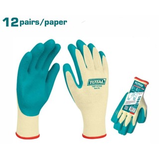 Găng tay cao su Total TSP13101 chống cắt, trơn trượt, mài mòn thấm hút mồ hôi , bảo vệ tay, Bh 6 tháng