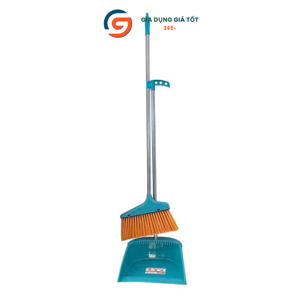 Bộ chổi quét nhà kèm xẻng hốt rác Song Long , chổi cước nhựa mềm quét bụi bẩn gia đình