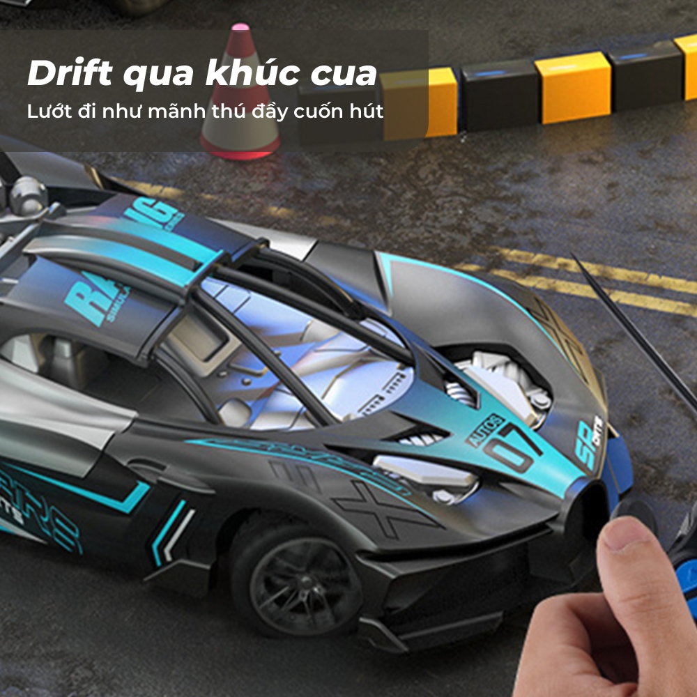 Bugatti Car Toy for Kids 2.4G Remote Control Car RC Racing Toy Car Boy Racing Model Children Toy Car