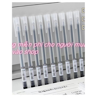 Bút Bi 0.38mm Dùng Cho Kỳ Thi, Dành Cho Văn Phòng Học Sinh 1 Chiếc ✨ Ngòi Kim Trong Suốt 🏫 Viết Mượt & Nét Đậm