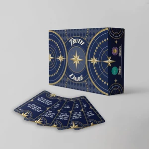 Bộ Bài Truth Dare Phiên Bản Dark Blue BẢN Hộp Cứng, Bộ Bài Party Game chơi cùng bạn bè