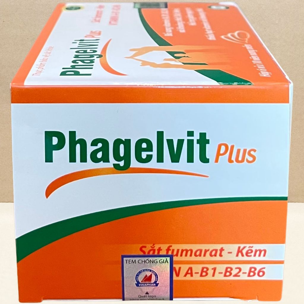 Combo 2 Hộp Phagelvit Plus 60 Viên - Rostex - Vinaphar - Vitamin Chữa Lành