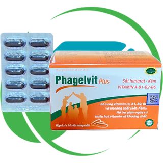 Combo 2 Hộp Phagelvit Plus 60 Viên - Rostex - Vinaphar - Vitamin Phục Hồi