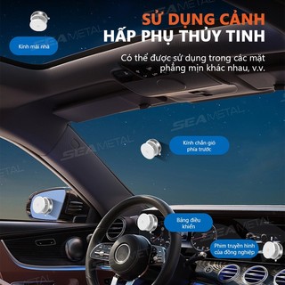 Giá đỡ điện thoại di động gắn trên ô tô từ tính SEAMETAL Hấp phụ chân không 360° Giá đỡ hút siêu mạnh xoay cho Iphone