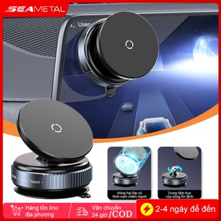Giá đỡ điện thoại di động gắn trên ô tô từ tính SEAMETAL Hấp phụ chân không 360° Giá đỡ hút siêu mạnh xoay cho Iphone