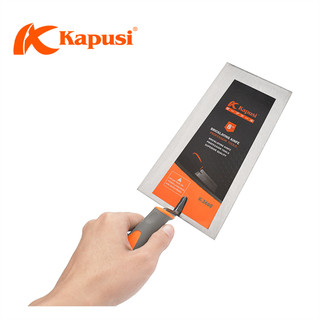 Bay lát gạch đầu vuông 6,7,8 inch Kapusi K-3656 K-3658 K-3660, tay cầm nhựa, dùng làm phẳng bề mặt