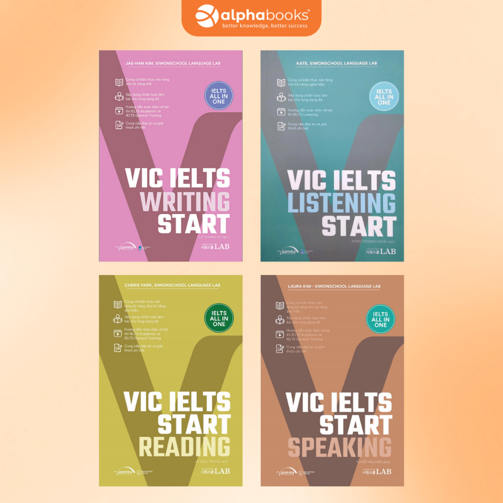 Lẻ/Combo Sách VIC IELTS START - IELTS All in One | Shopee Việt Nam