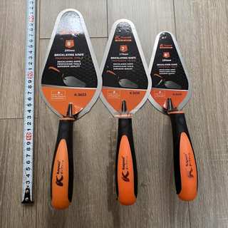 Bay lát gạch đầu tròn 6,7,8 inch Kapusi K-3648, K-3650, K-3652, tay cầm nhựa, dùng làm phẳng bề mặt