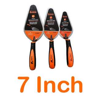 Bay lát gạch đầu tròn 6,7,8 inch Kapusi K-3648, K-3650, K-3652, tay cầm nhựa, dùng làm phẳng bề mặt
