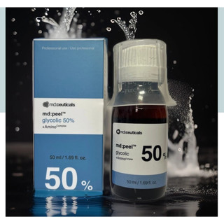 Thay da sinh học trắng sáng da & căng bóng Md:ceuticals md:peel glycolic 50%