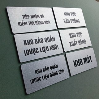 [Hỏa tốc Hà_Nội] Bảng Alu In THEO YÊU CẦU - Bảng Alu Dán Tường Có Sẵn Keo Dán - Bảng Phòng Ban In UV