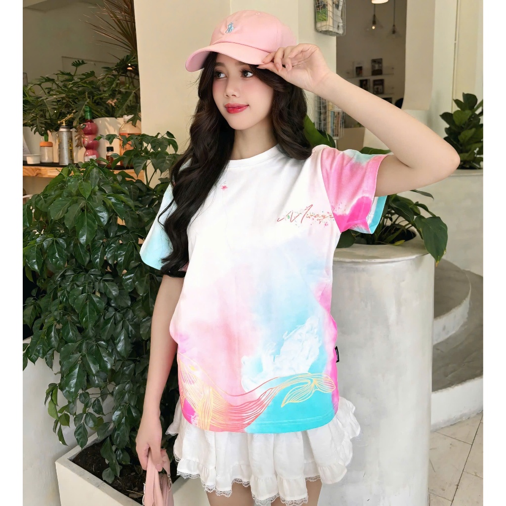 Áo Thun Mirage Loang Màu Local Brand Chất 100% Cotton Mềm Mịn Thoáng Mát