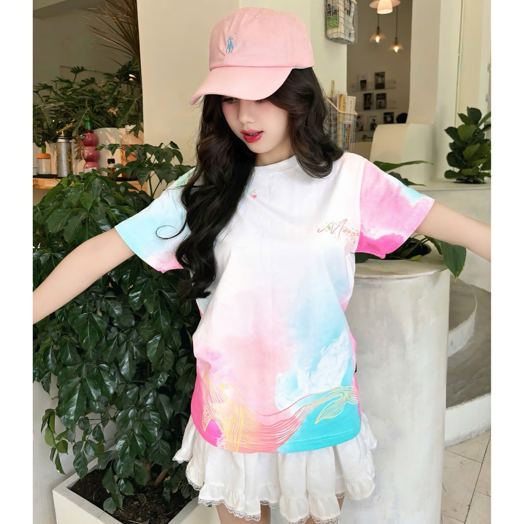 Áo Thun Mirage Loang Màu Local Brand Chất 100% Cotton Mềm Mịn Thoáng Mát