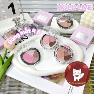 [HOLD LIVE] Bảng Phấn Mắt Hold Live 4 Ô Vỏ Tím Nơ Coquette, Mist Eyeshadow Palette, 6.8g (HL772)