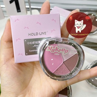 [HOLD LIVE] Bảng Phấn Mắt Hold Live 4 Ô Vỏ Tím Nơ Coquette, Mist Eyeshadow Palette, 6.8g (HL772)