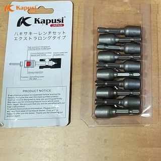 Đầu bắn tôn cao cấp 8mm -10mm K-7269 K-7270 Kapusi Japan hộp 10 chiếc, Bh12 tháng Kouritsu Official Store