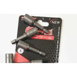 Đầu bắn tôn cao cấp 8mm -10mm K-7269 K-7270 Kapusi Japan hộp 10 chiếc, Bh12 tháng Kouritsu Official Store