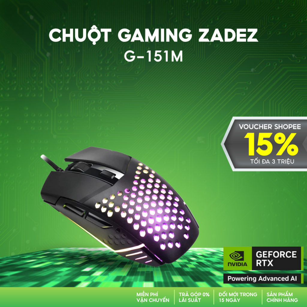 Chuột Gaming Zadez G-151M | Shopee Việt Nam