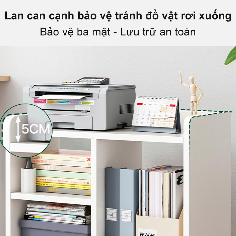 SUNNY Tủ lưu trữ dạng lưới 5 tầng có bánh xe di động ngăn kéo rộng tiết kiệm không gian dễ lắp ráp