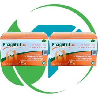 Combo 2 Hộp Phagelvit Plus 60 Viên - Rostex - Vinaphar - Vitamin Phục Hồi