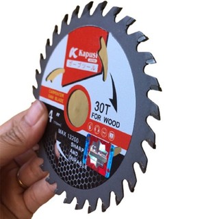 Lưỡi cưa đĩa cắt gỗ KAPUSI Nhật Bản đường kính 110-180mm, số răng 30-60, hợp kim, Bh 12 thángKouritsu Official Store