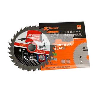 Lưỡi cưa đĩa cắt gỗ KAPUSI Nhật Bản đường kính 110-180mm, số răng 30-60, hợp kim, Bh 12 thángKouritsu Official Store