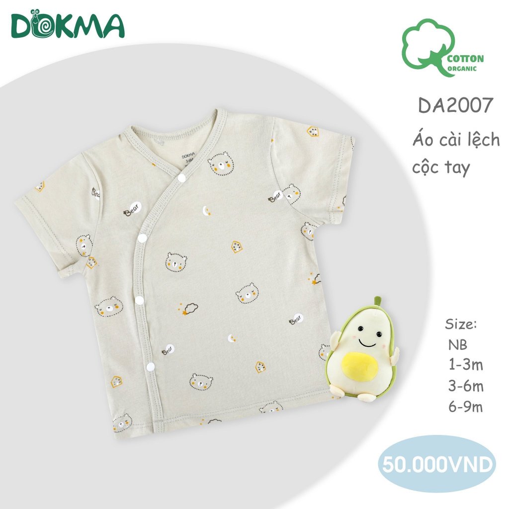 (4-9kg) Bộ Sơ Sinh Cộc Tay Dokma DB2005 DB2007 DB2008 DB2237 DB2760 DB2803 DB2887