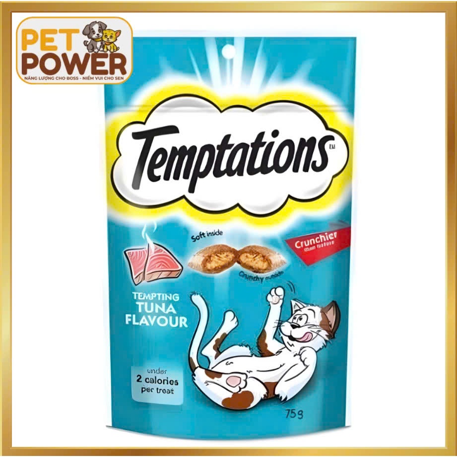 Bánh thưởng cho mèo Temptations 75g