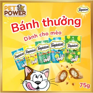 Bánh thưởng cho mèo Temptations 75g