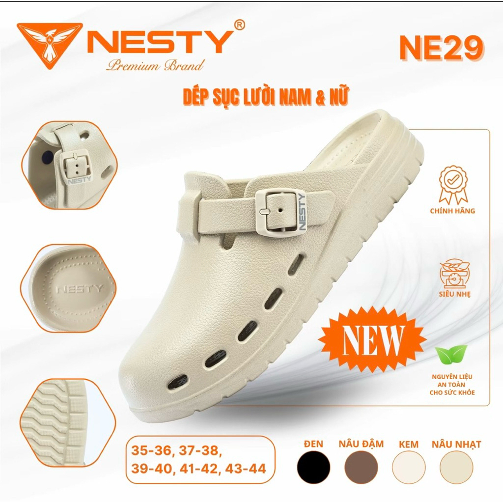 Dép Sục Lười Nam Nữ Nesty NE29 Êm Nhẹ Chống Trơn Trượt - Chính Hãng ...
